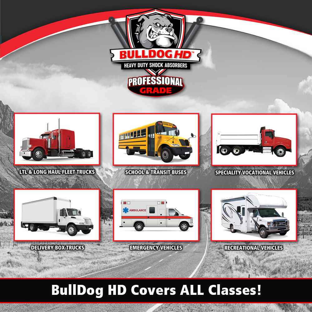 Bulldog HD Heavy Duty Shock Absorber for International Prostar